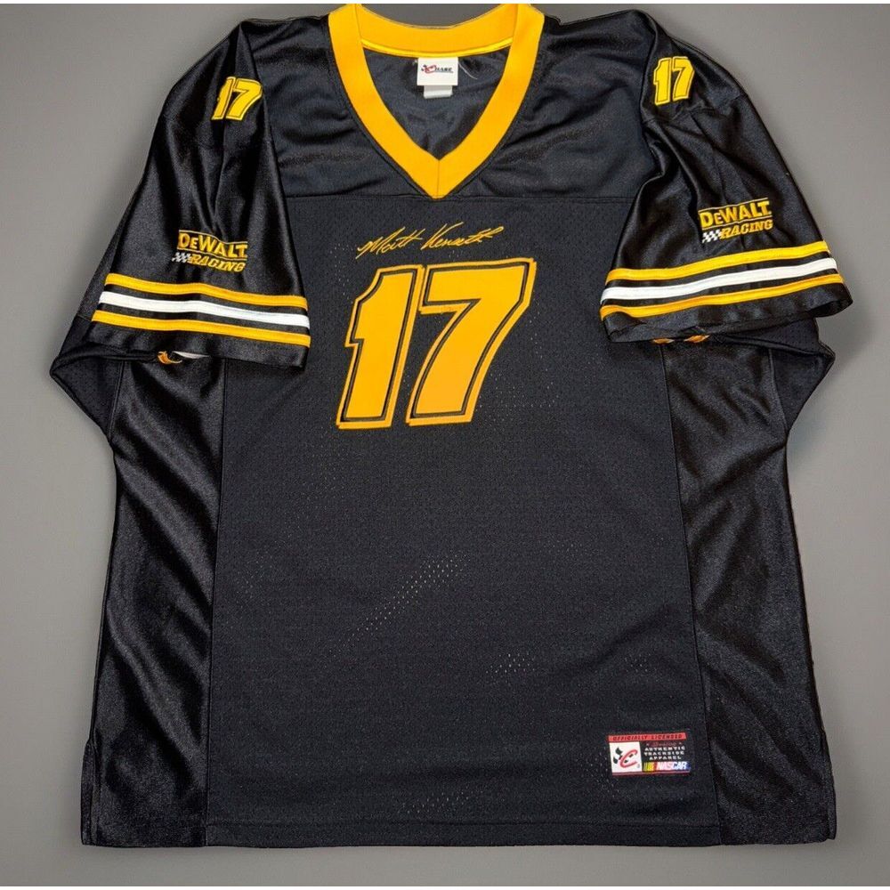 Vintage Matt Kenseth Nascar Black Jersey‎ Size XXL Chase Authentics NASCAR